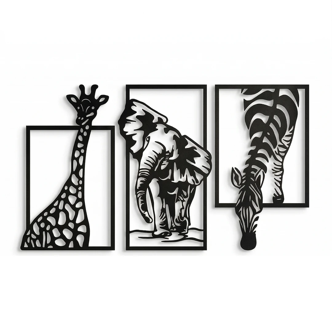 Collection "Wild Minimal" – Relay Wall Triptych 