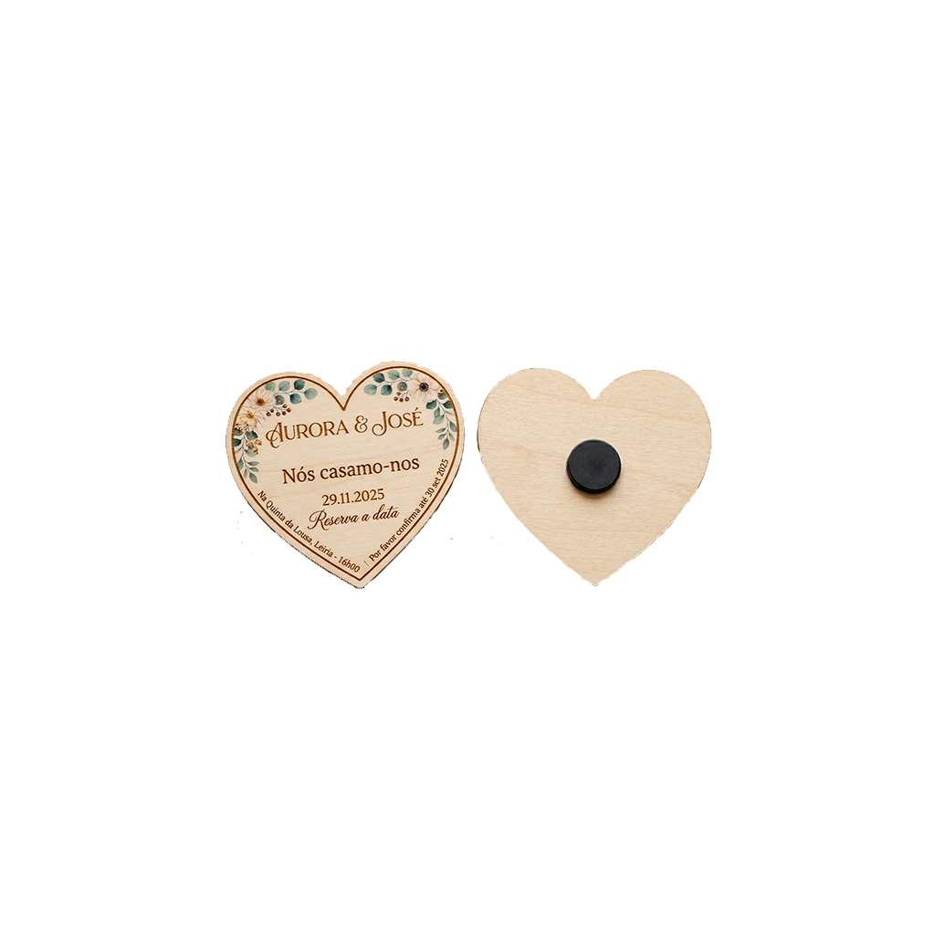  Convites de Madeira Personalizados